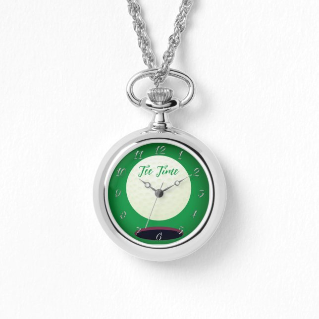 Montre Silver Golfer's Gift Tee Time (Recto)