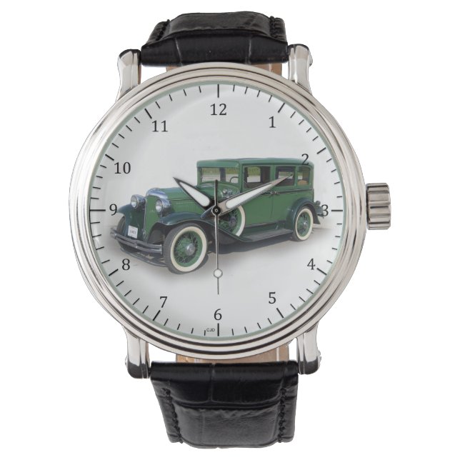Montre Silverdome 4 portes 1931 verte (devant)