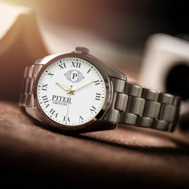 Montre Simple classic look Monogram  (Créateur téléchargé)