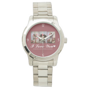 Montre Simple Elegant Love valentines jour couple photo