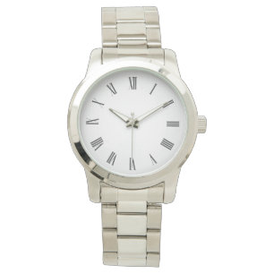 Montre simple en acier inoxydable