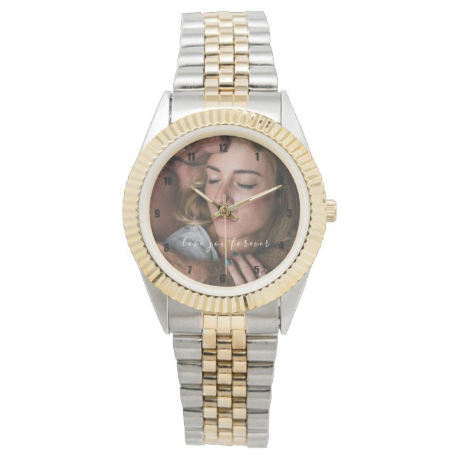 Montre Simple et Élégant Amour Éternel Photo (devant)