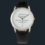 Montre Simple vert minimal ajouter votre nom de texte pho<br><div class="desc">conception</div>