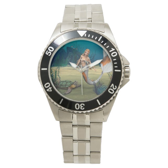 Montre Sirène et Tortue (devant)