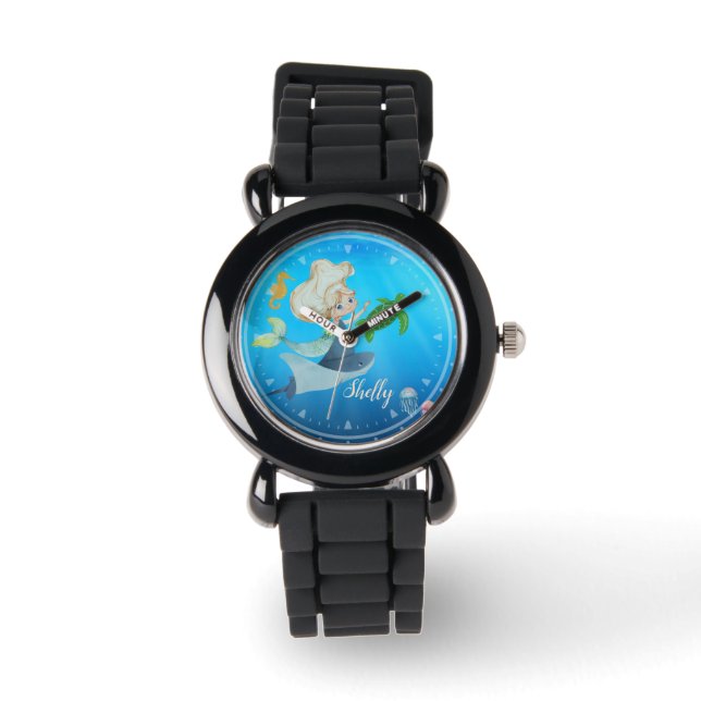 Montre Sirène personnalisée (Recto)