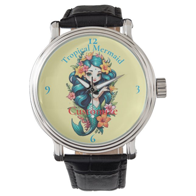 Montre Sirène tropicale Thunder_Cove  (devant)