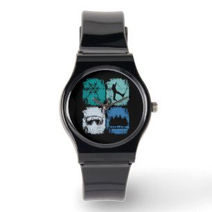 Montre Skieurs Ski Sports d'hiver