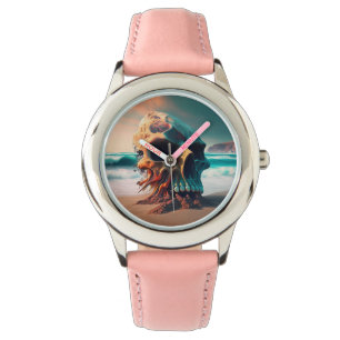 Montre Skull on the beach
