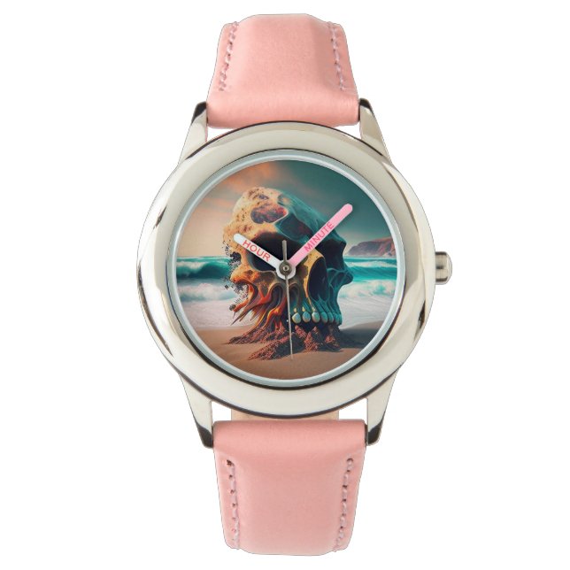 Montre Skull on the beach (devant)