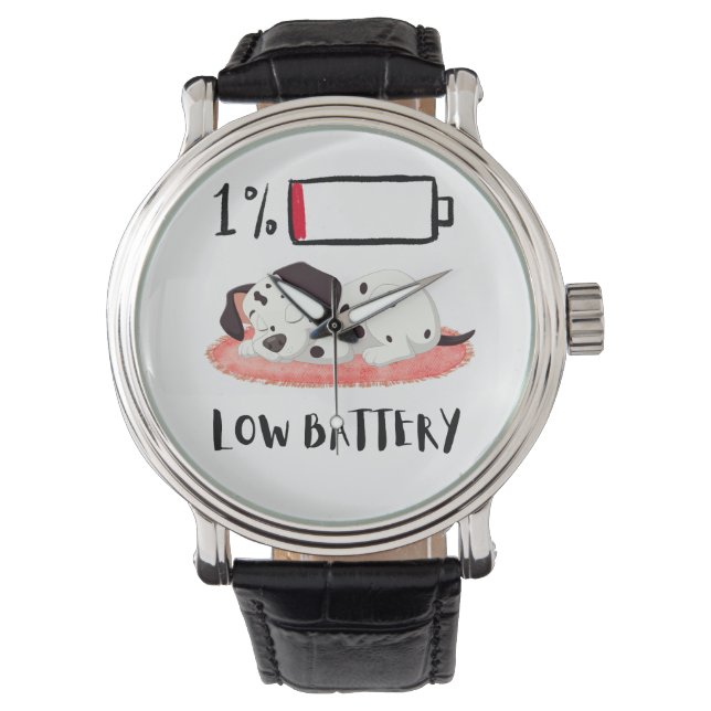Montre Sleepy Dog Design (devant)