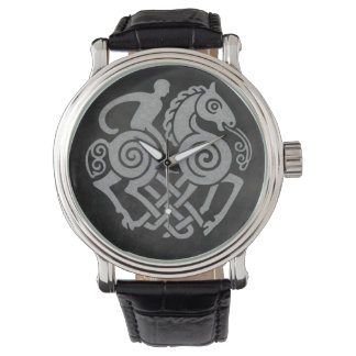 Montre Sleipnir et Odin Symbole Mythologie Nordique Desig