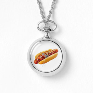 Montre SlipperyJoe's hot dog niché doucement pain jaune v