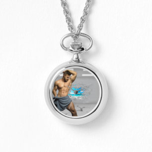 Montre SlipperyJoe's Man serviette brisée mur de brique b