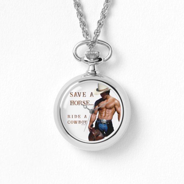 Montre SlipperyJoe's save horse ride paille cowboy casque (Recto)