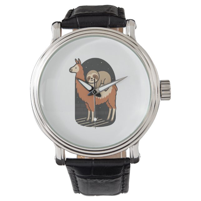 Montre Sloth Riding Llama (devant)