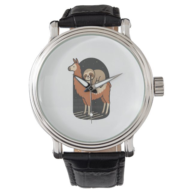 Montre Sloth Riding Llama (devant)