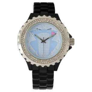 Montre Smoking bleu hérissé des années 70