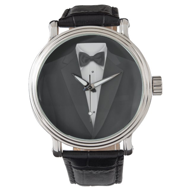 Montre Smoking noir (devant)