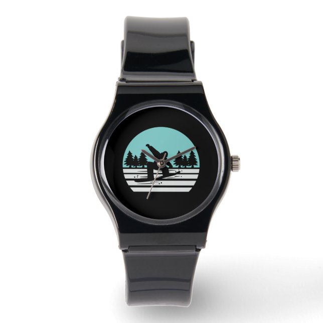 Montre Snowboard Retro Vintage (Recto)
