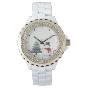 Montre Snowman et À feuillage persistant
