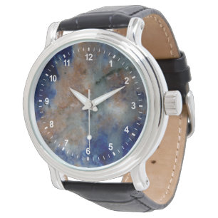 Montre Sodalite bleue de près