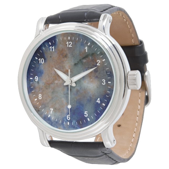 Montre Sodalite Bleue Gros plan (Incliné)