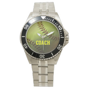Montre Softball jaune