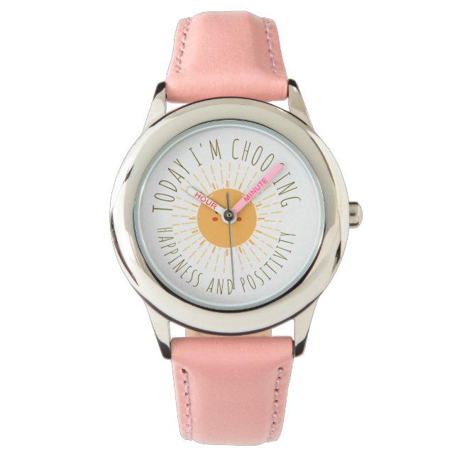 Montre Soleil souriant mignon  (devant)