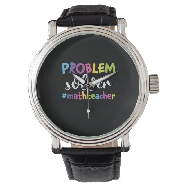 Montre Solveur du problème de l'enseignant en mathématiqu (devant)