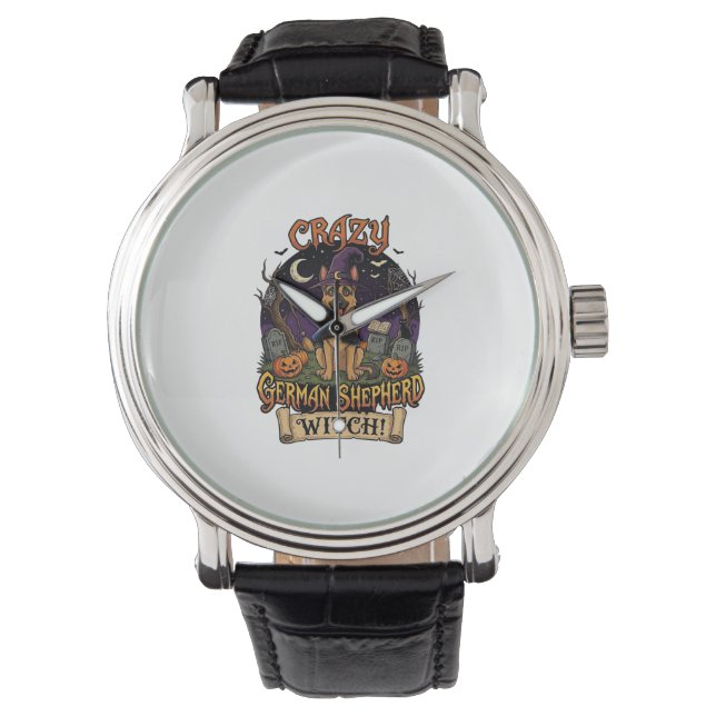 Montre Sorcière allemande folle de la chienne de Hallowee (devant)