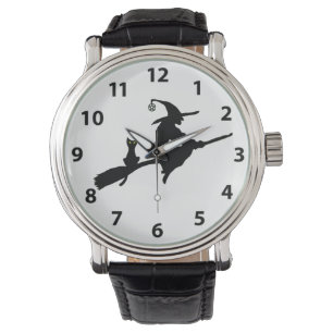 Montre Sorcière sur un balai