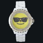 Montre Sourire avec lunettes de soleil Emoji<br><div class="desc">Sourire avec lunettes de soleil Emoji Watch</div>