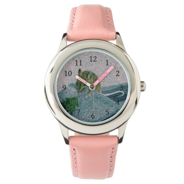 Montre Souris et chausson (devant)