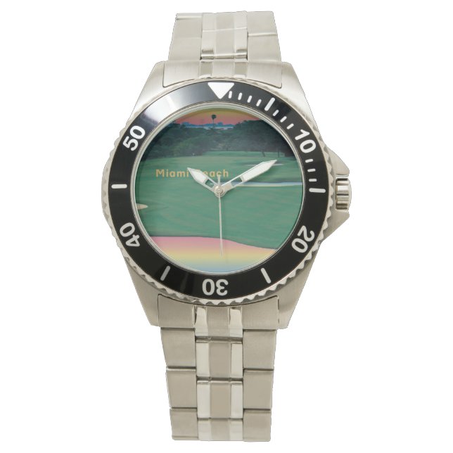 Montre South Beach Miami Golf (devant)