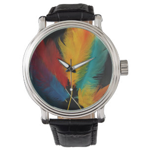 Montre Southwest Feather Abstrait
