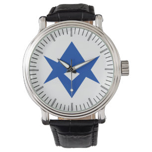 Montre spéciale patriotique avec drapeau de la vil