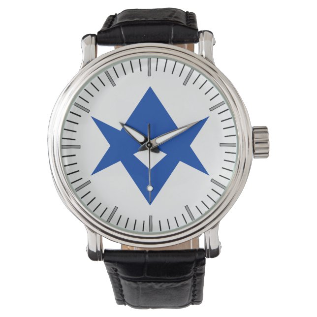 Montre spéciale patriotique avec drapeau de la vil (devant)