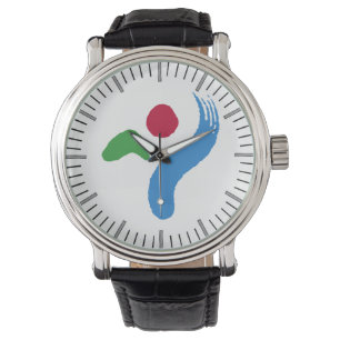 Montre spéciale patriotique avec drapeau de Séoul