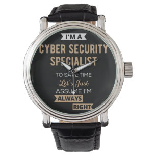 Montre Spécialiste de la cybersécurité