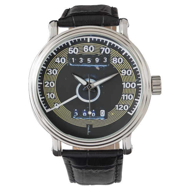 Montre Speedometer de voiture de sport classique 1971 (devant)