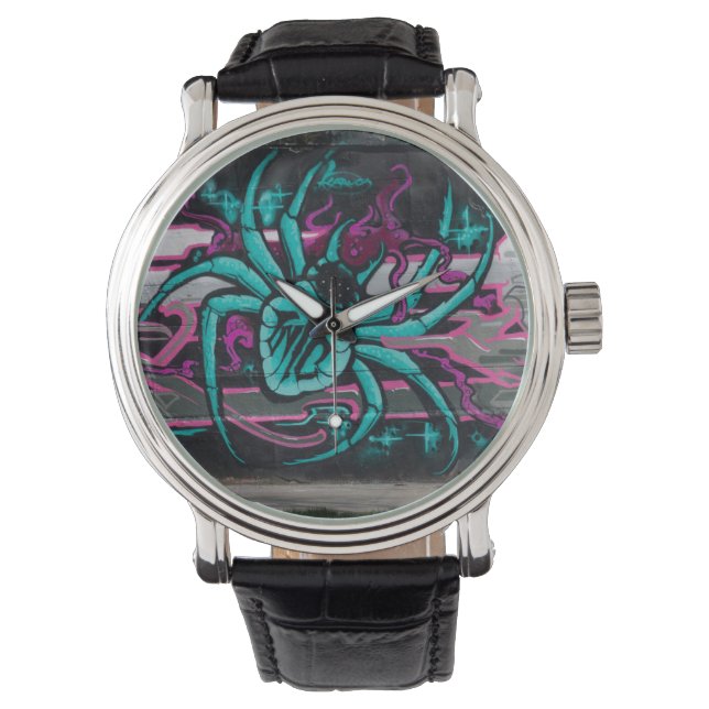 Montre Spider Turquoise (devant)