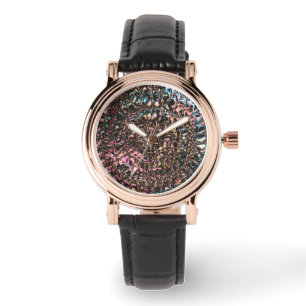 Montre Spirale de pierres précieuses