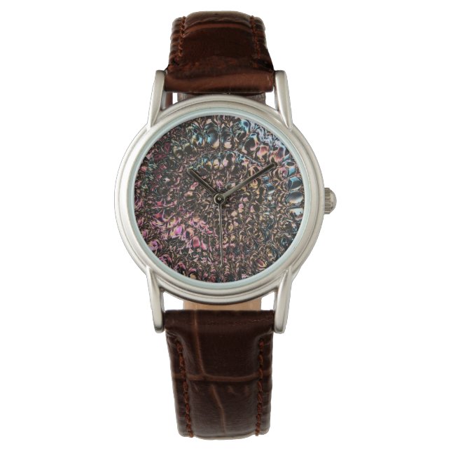 Montre Spirale de pierres précieuses (devant)