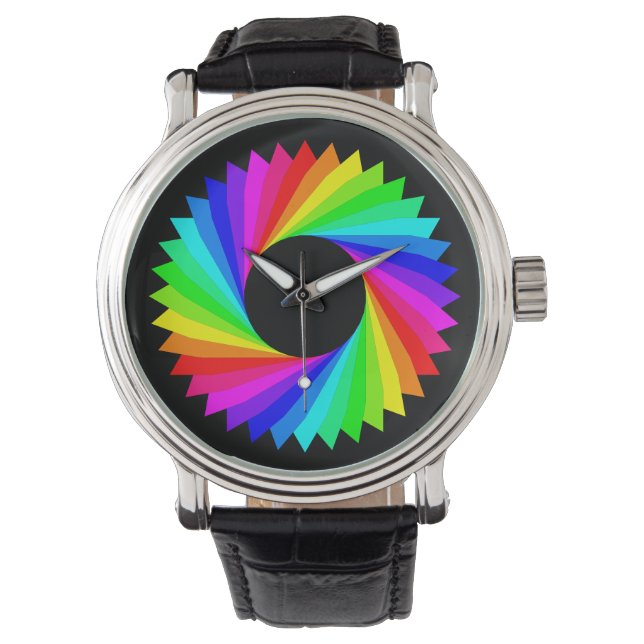 Montre Spirale des couleurs (devant)