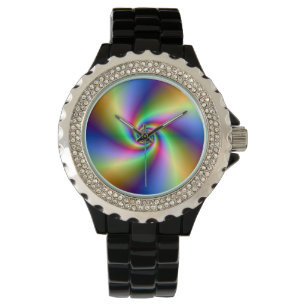 Montre Spirale psychédélique à quatre vents