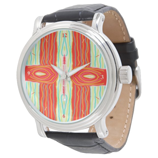 Montre Splurge, double doodle. (Incliné)