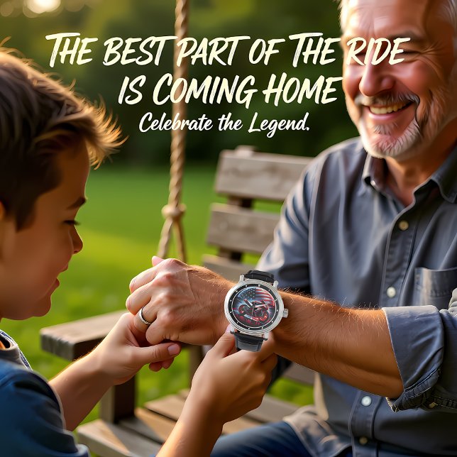 Montre Sport Bike, American Sunset Watch. (Créateur téléchargé)