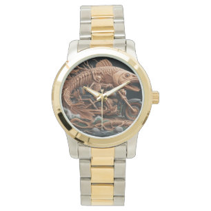 Montre squelette a roulé son vélo à hélico sur la piste