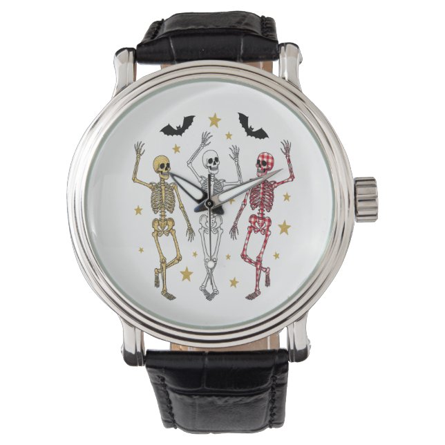 Montre Squelette dansant Halloween (devant)