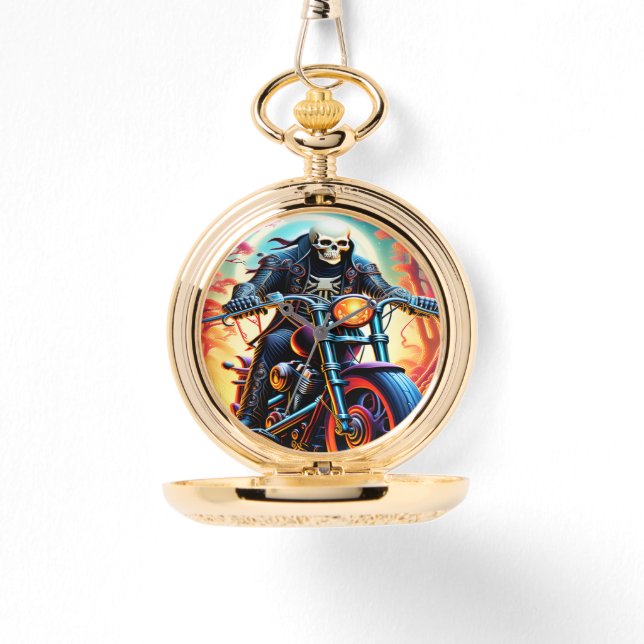 Montre Squelette Traverser la grotte des feux (Recto)